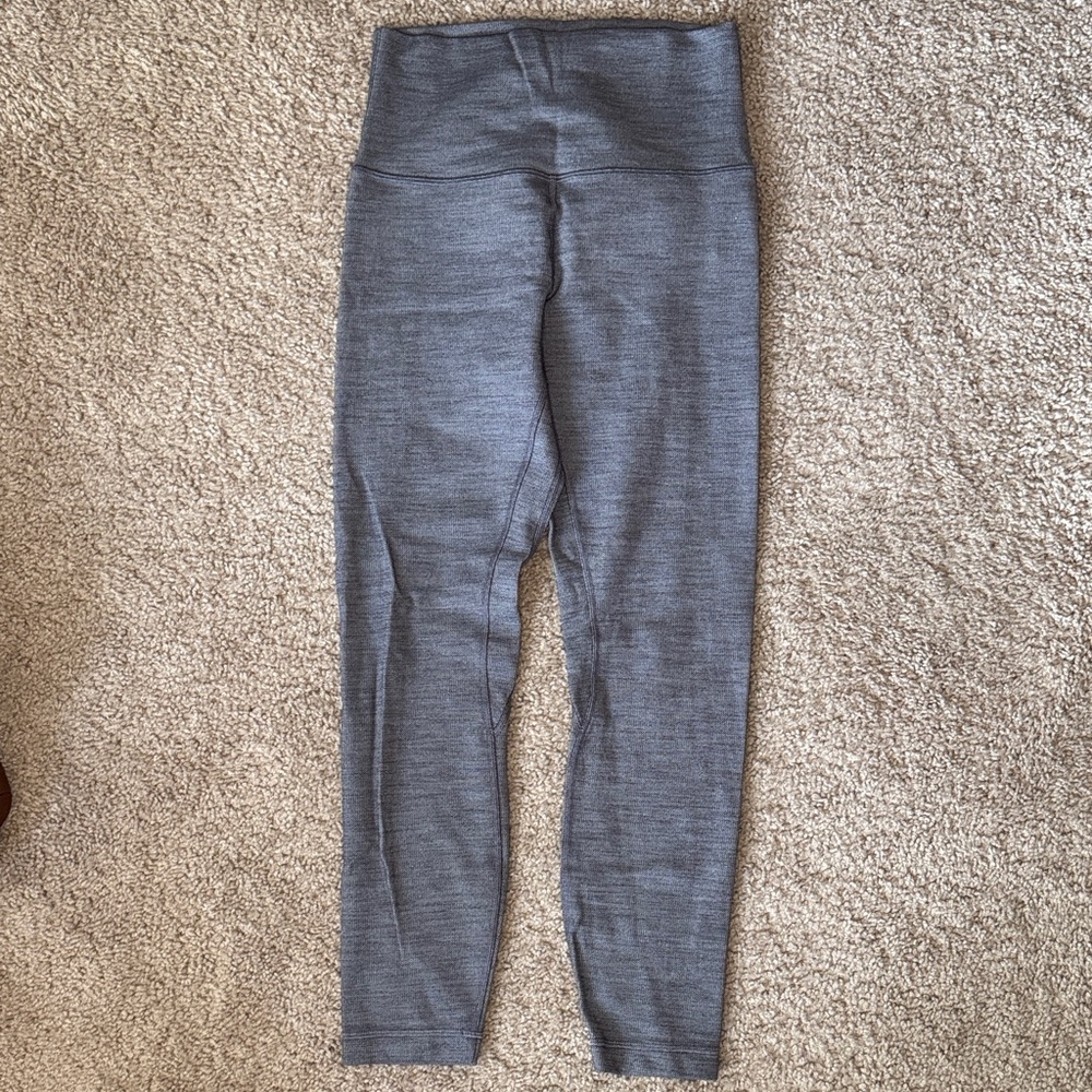 lululemon athletica High-Rise Heathered Gray Leggings